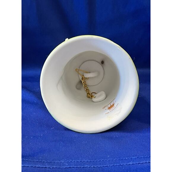 Bisque Porcelain Georgian BluJay and White Blooms - Picture 7 of 8